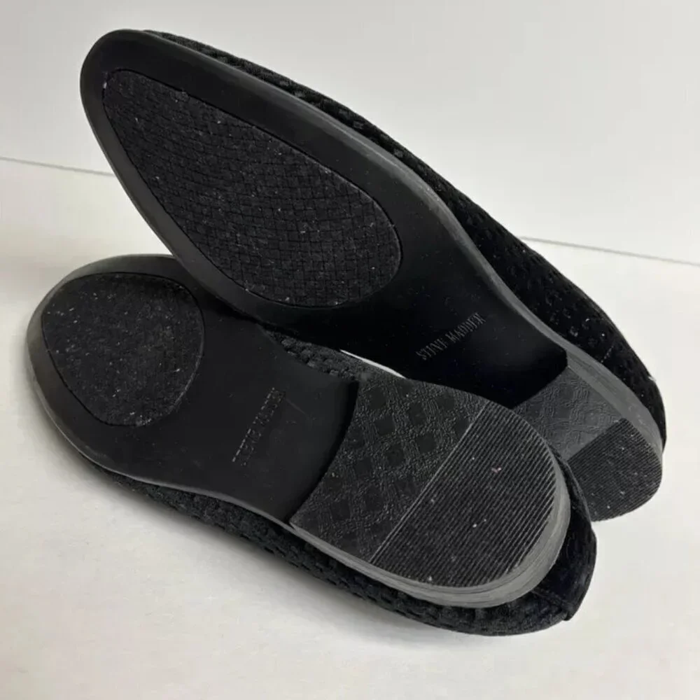 Steve Madden Men’s Lemer, Black Slip-On Shoes, Size 12 M